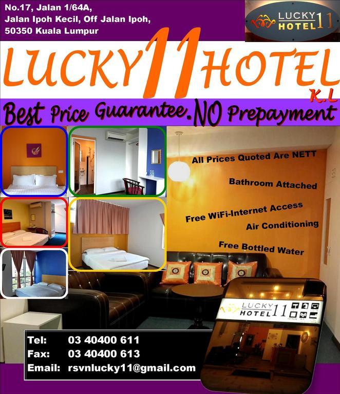 Lucky 11 Hotel Kuala Lumpur Exteriér fotografie